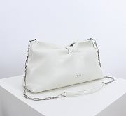 Colestore Dior Medium Dior Bow Bag White Lambskin 30 x 17.5 x 12cm - 4