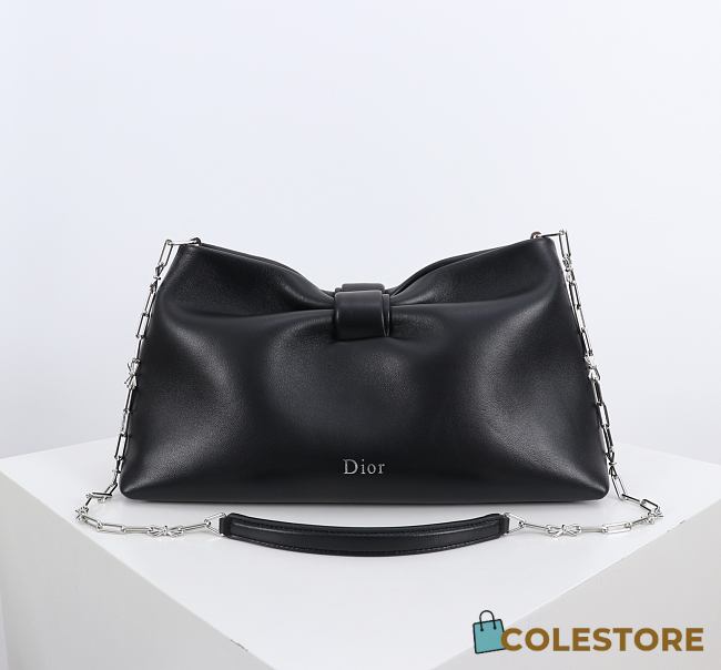 Colestore Dior Medium Dior Bow Bag Black Lambskin 30 x 17.5 x 12cm - 1