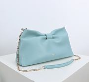 	 Colestore Dior Medium Dior Bow Bag Light Blue Lambskin 30 x 17.5 x 12cm - 4