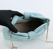 	 Colestore Dior Medium Dior Bow Bag Light Blue Lambskin 30 x 17.5 x 12cm - 3