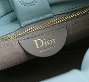 	 Colestore Dior Medium Dior Bow Bag Light Blue Lambskin 30 x 17.5 x 12cm - 2
