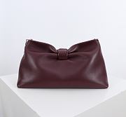 	 Colestore Dior Medium Dior Bow Bag Burgundy Lambskin 30 x 17.5 x 12cm - 4