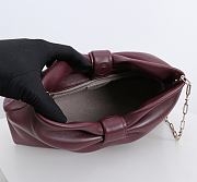 	 Colestore Dior Medium Dior Bow Bag Burgundy Lambskin 30 x 17.5 x 12cm - 3