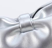 	 Colestore Dior Medium Dior Bow Bag Silver-Tone Laminated Lambskin 30 x 17.5 x 12cm - 3
