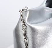 	 Colestore Dior Medium Dior Bow Bag Silver-Tone Laminated Lambskin 30 x 17.5 x 12cm - 2