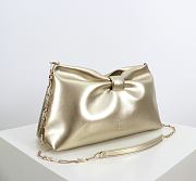	 Colestore Dior Medium Dior Bow Bag Gold-Tone Laminated Lambskin 30 x 17.5 x 12cm - 5