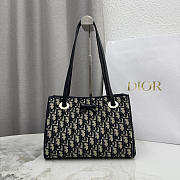 Colestore Dior  Small Shopping Bag Blue Dior Oblique Jacquard 27 x 19 x 13.5cm - 1