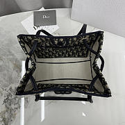 Colestore Dior  Small Shopping Bag Blue Dior Oblique Jacquard 27 x 19 x 13.5cm - 5