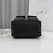 Colestore Dior Caro Small Multi-Carry Backpack Black Tweed 20×25×10.5cm - 6