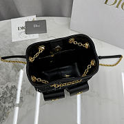 Colestore Dior Caro Small Multi-Carry Backpack Black Tweed 20×25×10.5cm - 5