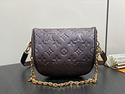 Colestore Louis Vuitton Mini Bumbag Monogram Empreinte Chocolate Leather 17 x 12 x 9.5cm - 6