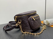 Colestore Louis Vuitton Mini Bumbag Monogram Empreinte Chocolate Leather 17 x 12 x 9.5cm - 4