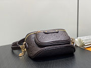 Colestore Louis Vuitton Mini Bumbag Monogram Empreinte Chocolate Leather 17 x 12 x 9.5cm - 3