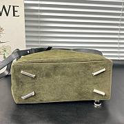 Colestore Loewe Small Puzzle bag Suede Green 24×10.5×16.5cm - 4
