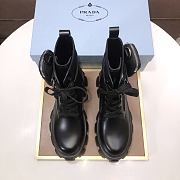 Colestore  Prada Black Monolith Leather And Re-nylon Boots With Pouch  - 6