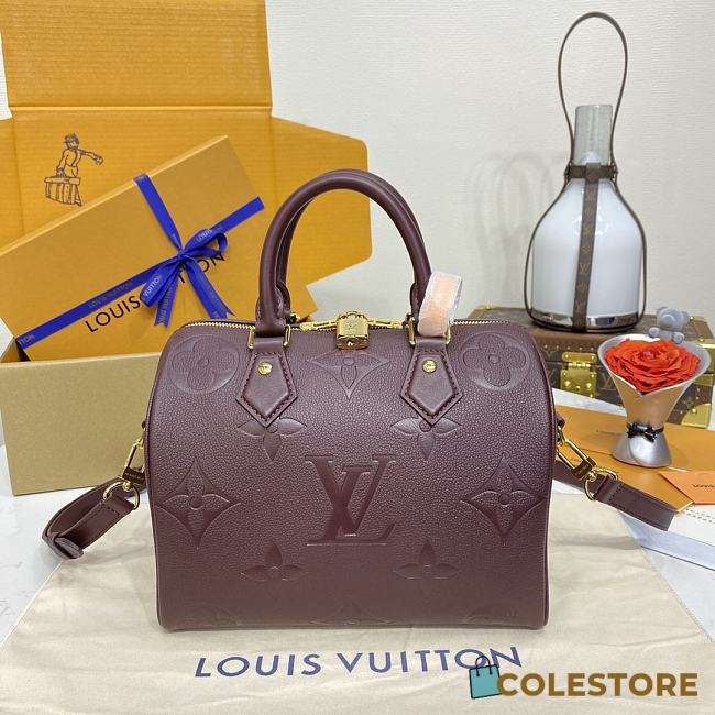 Colestore Louis Vuitton Speedy Bandoulière 25 Grenat 25x19x15cm - 1