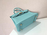 Colestore Hermes Birkin 25 Blue Atoll Gold Hardware - 6