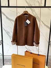 Colestore Louis Vuitton Monogram Jacquard Zip Jacket Brown / Beige - 1