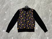 Colestore  Dolce & Gabbana Small Rose Bouquets-print Satin Cardigan in Multicolor - 5