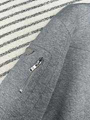 Colestore Prada Triangle Logo Zip-Up Jersey Jacket Grey - 3