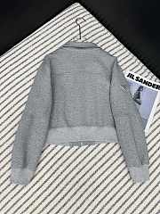 Colestore Prada Triangle Logo Zip-Up Jersey Jacket Grey - 4