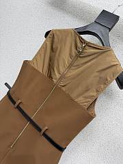 Colestore  Louis Vuitton Bi-Material Belted Dress - 5