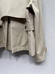 Colestore  Loewe Short parka in cotton and silk Beige  - 5