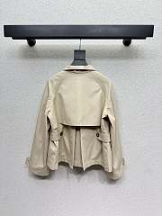 Colestore  Loewe Short parka in cotton and silk Beige  - 2