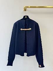 Colestore  Louis Vuitton Strap Front Cable-Knit Cardigan - 1