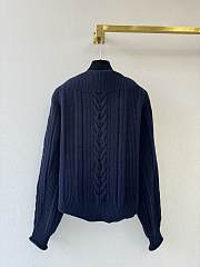 Colestore  Louis Vuitton Strap Front Cable-Knit Cardigan - 4