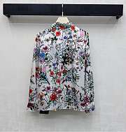 Colestore Gucci Printed Silk Twill Shirt in Multicolor White - 5