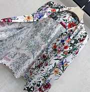 Colestore Gucci Printed Silk Twill Shirt in Multicolor White - 3