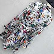 Colestore  Gucci Printed Silk Twill Dress in Multicolor White - 3