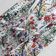 Colestore  Gucci Printed Silk Twill Dress in Multicolor White - 2