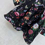 Colestore  Gucci Printed Silk Twill Dress in Multicolor Black - 6