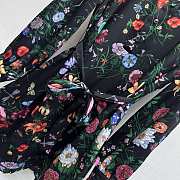 Colestore  Gucci Printed Silk Twill Dress in Multicolor Black - 4