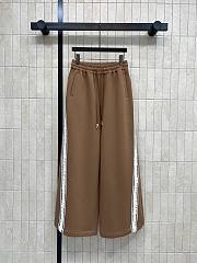 Colestore  Louis Vuitton Signature Stripe Wide-Leg Jogging Pants - 1
