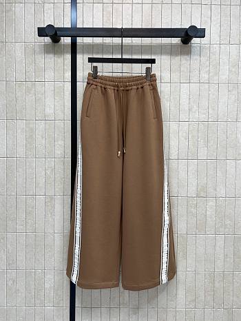 Colestore  Louis Vuitton Signature Stripe Wide-Leg Jogging Pants