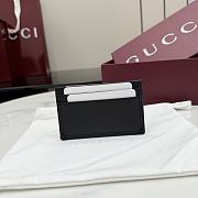 Colestore Gucci GG card case in black and silver GG fabric 11x7cm - 6
