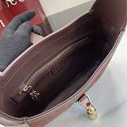 Colestore Gucci Jackie 1961 medium bag in dark brown suede 27.5x19x4cm - 2