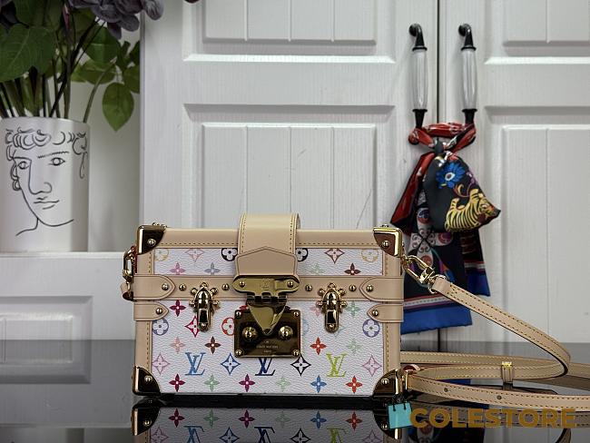 Colestore  Louis Vuitton LV x TM Petite Malle Monogram Multicolor / White 20 x 12.5 x 6 cm - 1
