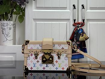 Colestore  Louis Vuitton LV x TM Petite Malle Monogram Multicolor / White 20 x 12.5 x 6 cm