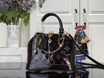 Colestore  Louis Vuitton Alma BB Datewood Varnished Cowhide Leather 23.5 x 17.5 x 11.5 cm