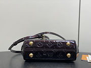 Colestore  Louis Vuitton Cluny Mini Datewood Varnished Cowhide Leather 20 x 16 x 7.5 cm - 3