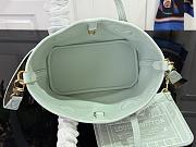 Colestore  Louis Vuitton Neverfull BB Bandouliere Inside Out Leather Monogram Celadon 16.5 x 11 x 26.5cm - 6