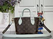 Colestore  Louis Vuitton Neverfull BB Bandouliere Inside Out Leather Monogram Celadon 16.5 x 11 x 26.5cm - 5