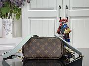 Colestore  Louis Vuitton Neverfull BB Bandouliere Inside Out Leather Monogram Celadon 16.5 x 11 x 26.5cm - 4