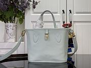 Colestore  Louis Vuitton Neverfull BB Bandouliere Inside Out Leather Monogram Celadon 16.5 x 11 x 26.5cm - 2