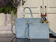 Colestore Louis Vuitton Neverfull Bandoulière Inside Out BB Monogram Sky Blue 16.5 x 11 x 26.5cm - 5
