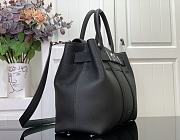 Colestore Louis Vuitton Georges Tote MM bag Black Millésime Calfskin 41x29 x14cm - 5